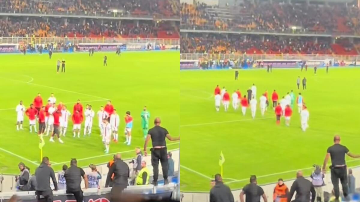 I tifosi del Milan insultano Pioli a Lecce: "Vieni qui" e poi "Vattene". Lui si rifiuta di andare sotto il settore rossonero - 