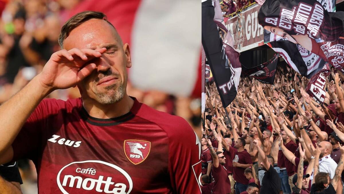 I tifosi della Salernitana sono stufi di Ribery: "Rischiamo di retrocedere e lui sta a Monaco a chiamare Frero Neuer" - 