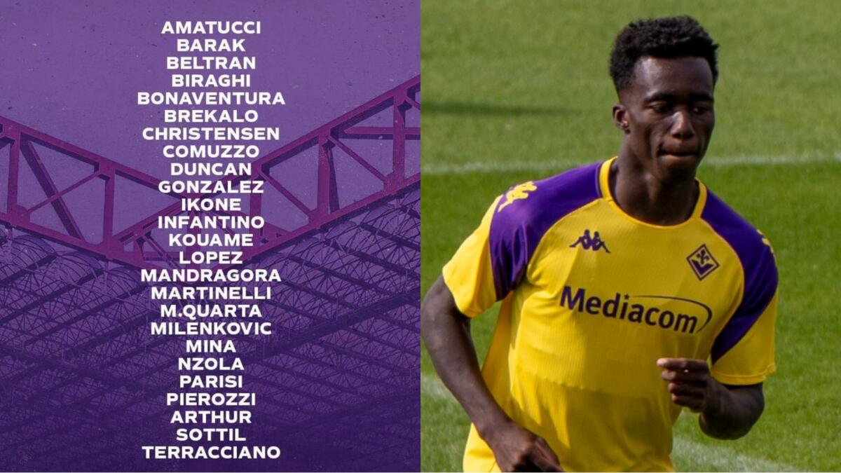 I convocati della Fiorentina per il Milan: Kayode resta a Firenze, non parte per Milano. Torna Beltran - 