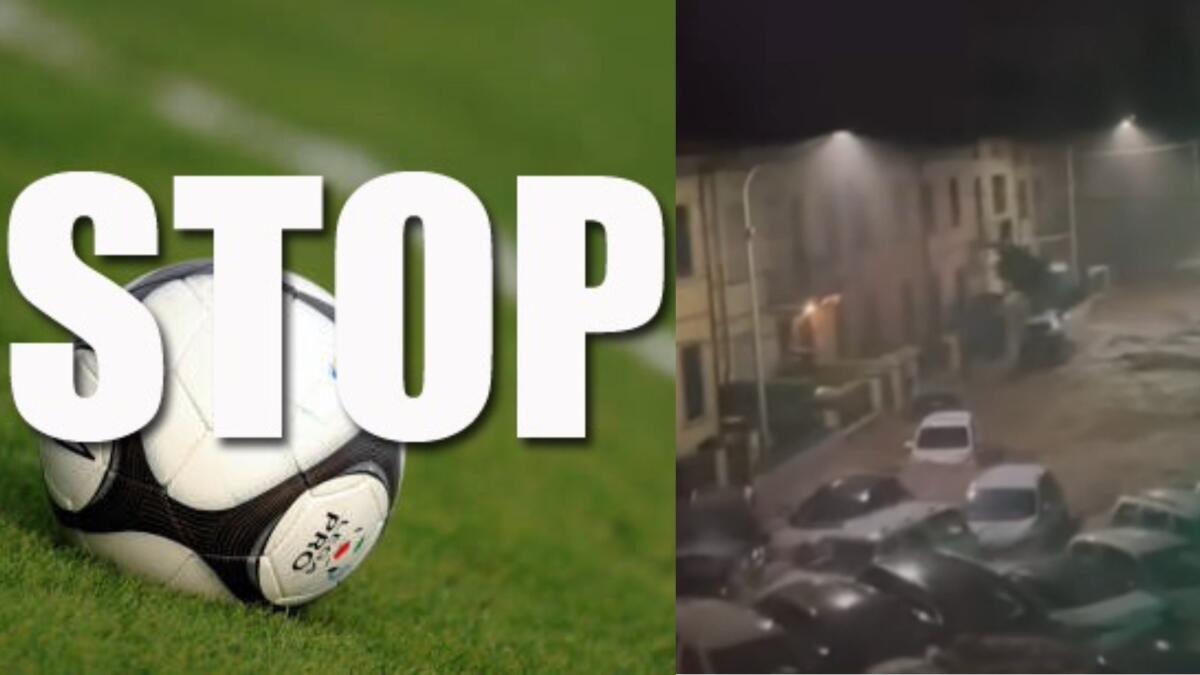 Stop al calcio dilettantistico dopo il maltempo in Toscana. Per ora Fiorentina-Juve non a rischio - 