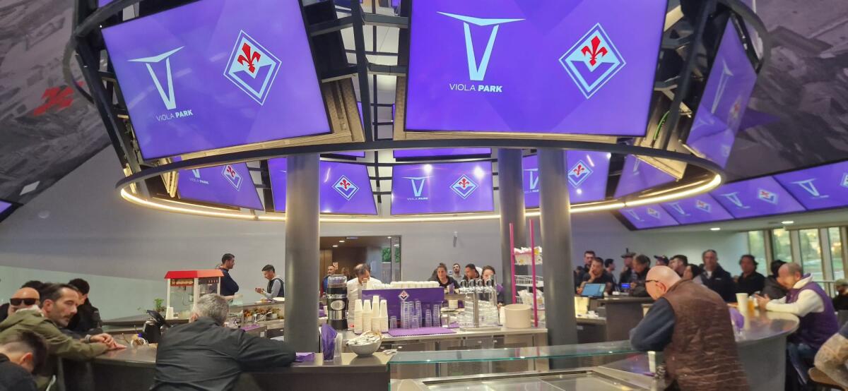 Cukaricki-Fiorentina si può vedere dal bar del Viola Park, la Fiorentina apre il suo centro sportivo - 