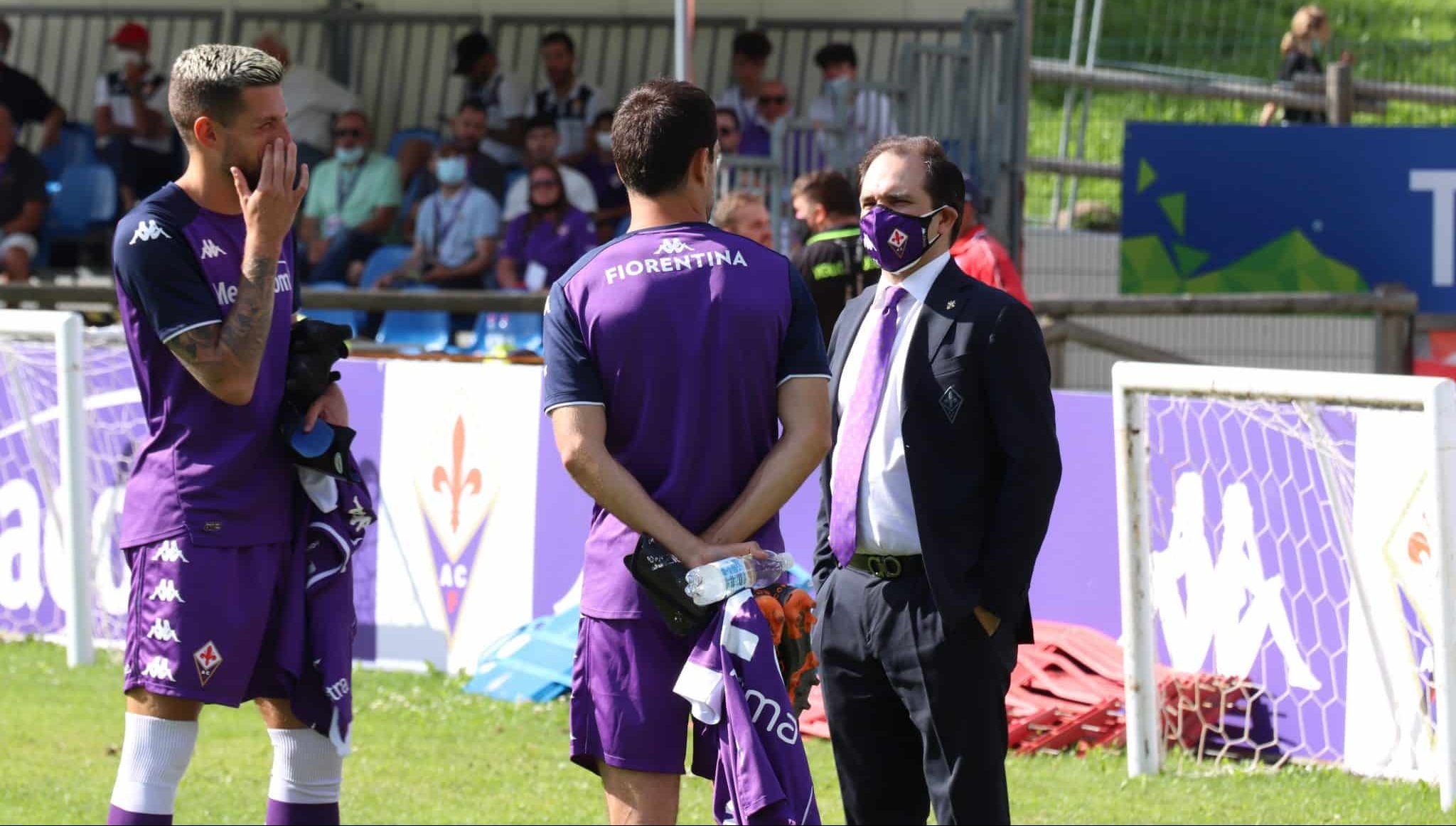 Moena, stadio Benatti, 29.07.2021, amichevole Fiorentina-Levico, foto Lisa Grelloni. Copyright Labaroviola.com