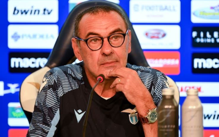 Conferenza stampa pre gara Lazio v Spezia dell'allenatore della Lazio Maruzio Sarri nel centro sportivo di Formello.Roma,27 Agosto 2021© Marco Rosi / Fotonotizia
