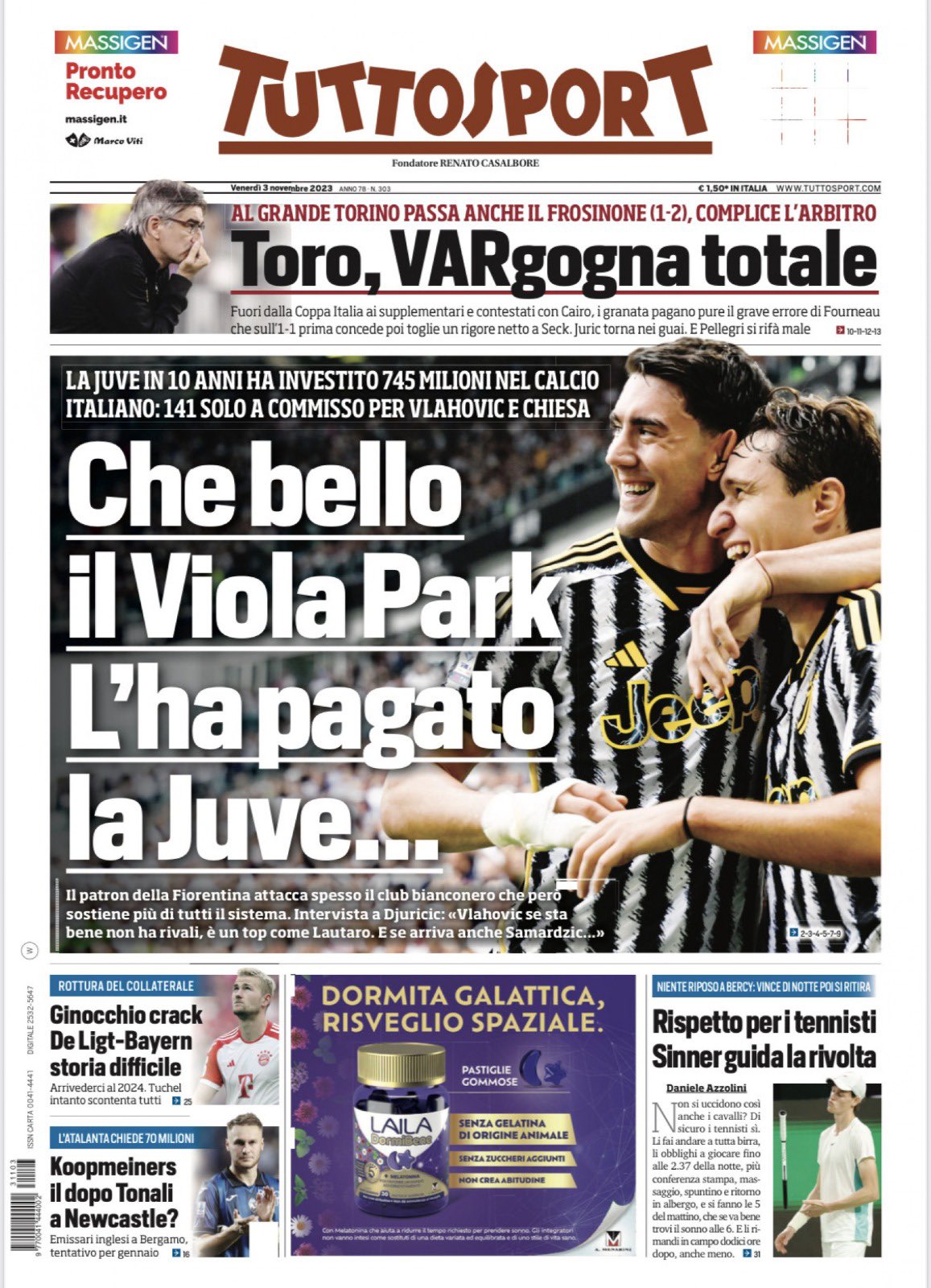 La Fiorentina risponde a Tuttosport: "Fare false plusvalenze non è finanziare il calcio ma falsificarlo"