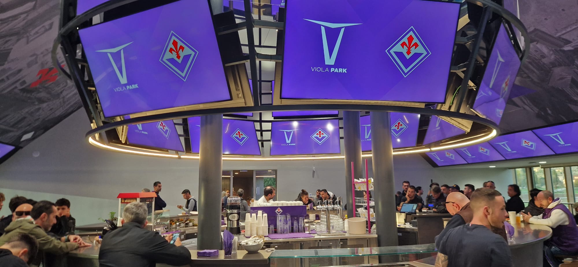 Cukaricki-Fiorentina si può vedere dal bar del Viola Park, la Fiorentina apre il suo centro sportivo