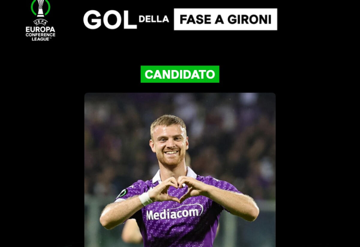 La perla in pallonetto di Beltran col Cukaricki candidato al gol più bello della fase a gironi di Conference - 