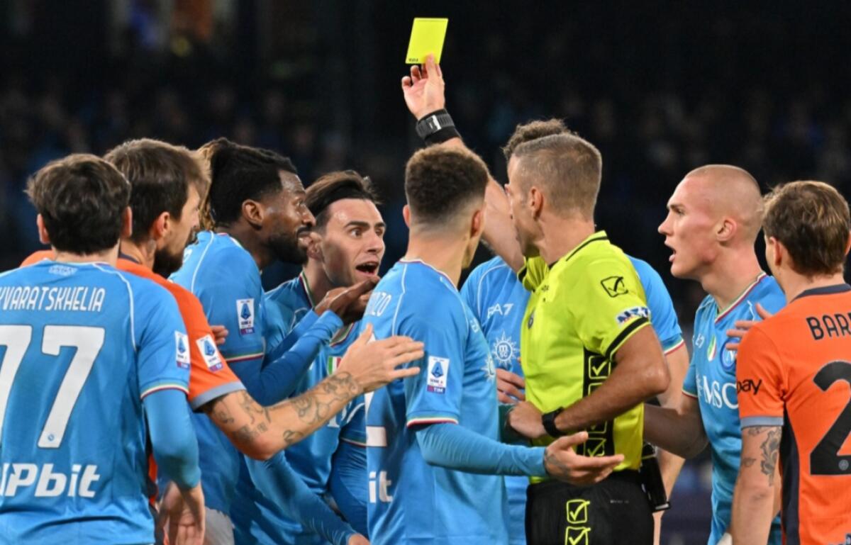 Massa non arbitrerà più il Napoli. Il motivo? Non lo vogliono perché gli ha sfavoriti contro l'Inter - 