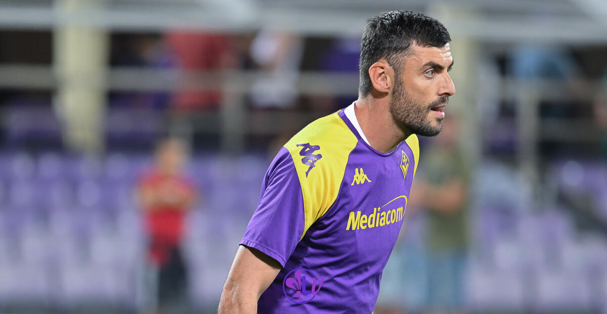 Terracciano: "Dopo i viaggi e tre gara a settimana conta solo vincere, dispiace per il fallo da rigore" - Firenze, Stadio Artemio Franchi, 02.10.2023, Fiorentina-Cagliari, foto Lisa Guglielmi. Copyright Labaroviola.com