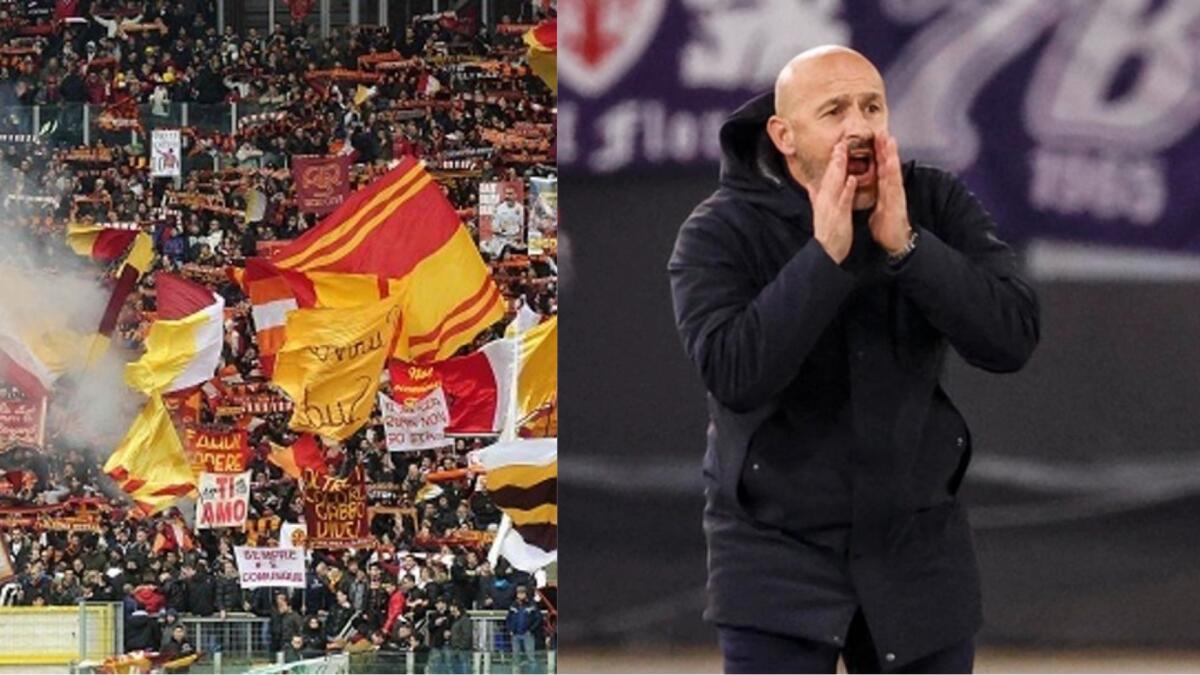 Curva Sud Roma canta: "Italiano figlio di p***". Il motivo? Aver chiesto il rosso per il fallo killer di Lukaku - 