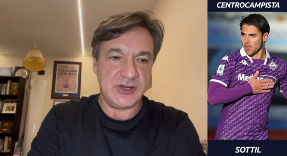 Caressa elogia Sottil: "Lui è spesso decisivo per l'appoggio che dà alla manovra della Fiorentina" - 