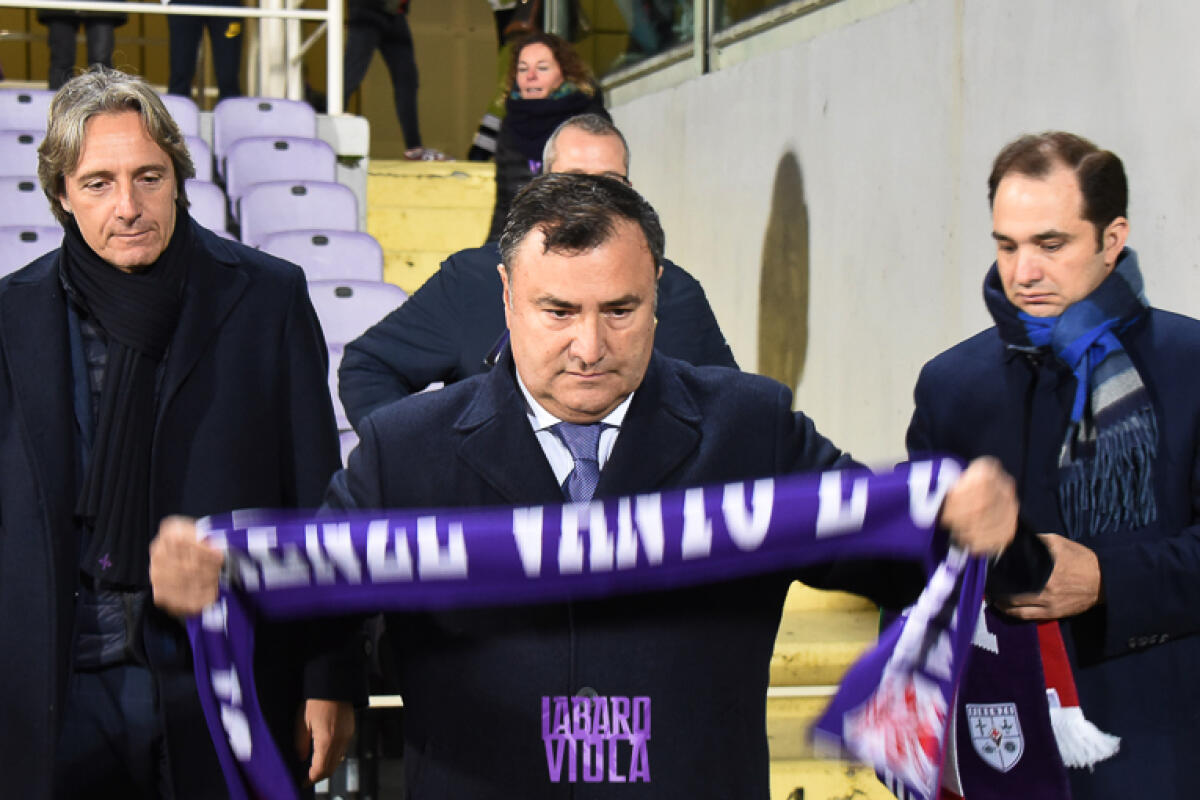 Barone: "Non ci hanno fatto fare lo stadio e non ci dicono dove giocherà la Fiorentina l'anno prossimo" - Firenze, stadio A.Franchi, 30.11.2019, Fiorentina-Lecce, foto Fiorenzo Sernacchioli. Copyright Labaroviola.com
