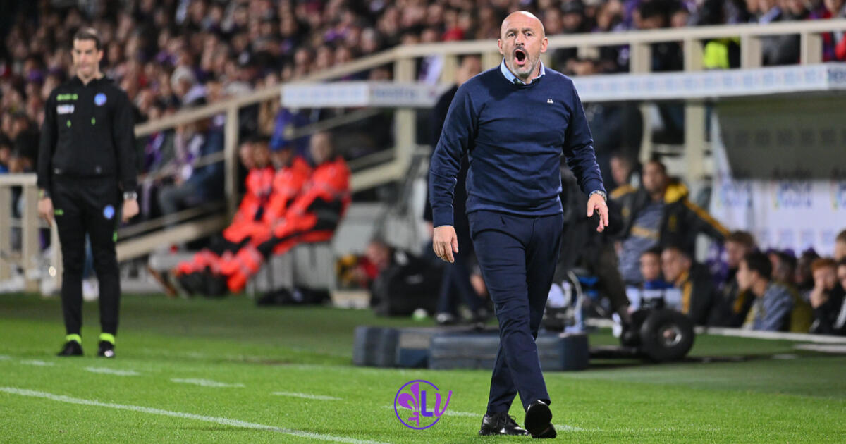 Italiano: "Nzola e Beltran si muovono bene insieme, potremmo giocare nuovamente con due punte" - Firenze, Stadio Artemio Franchi, 05.11.2023, Fiorentina-Juventus, foto Lisa Guglielmi. Copyright Labaroviola.com