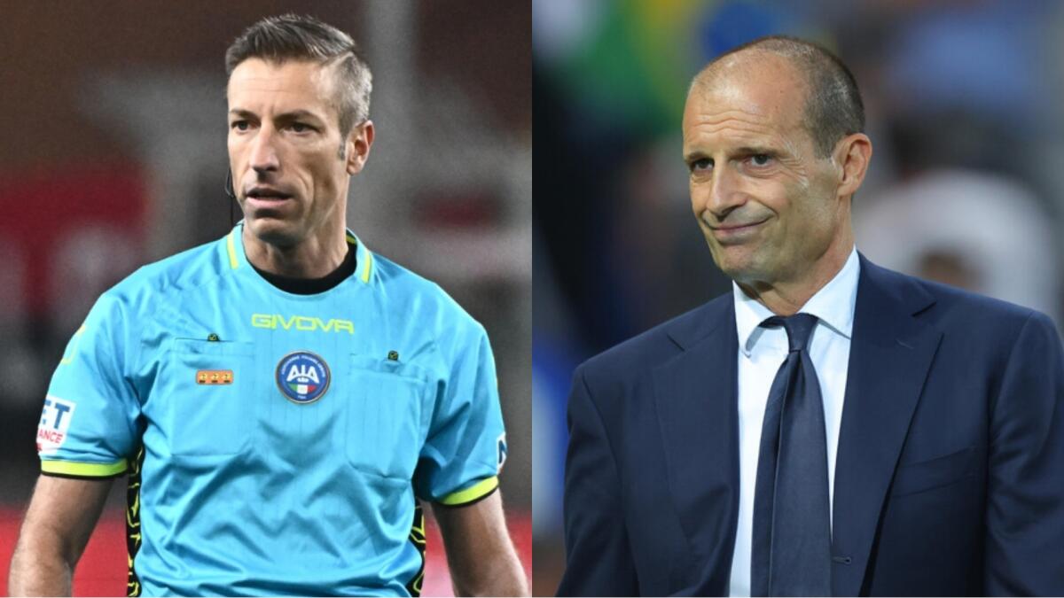 Allegri, che figuraccia! In televisione fa il vago sull'arbitro, poi entra nel suo spogliatoio e lo minaccia - 