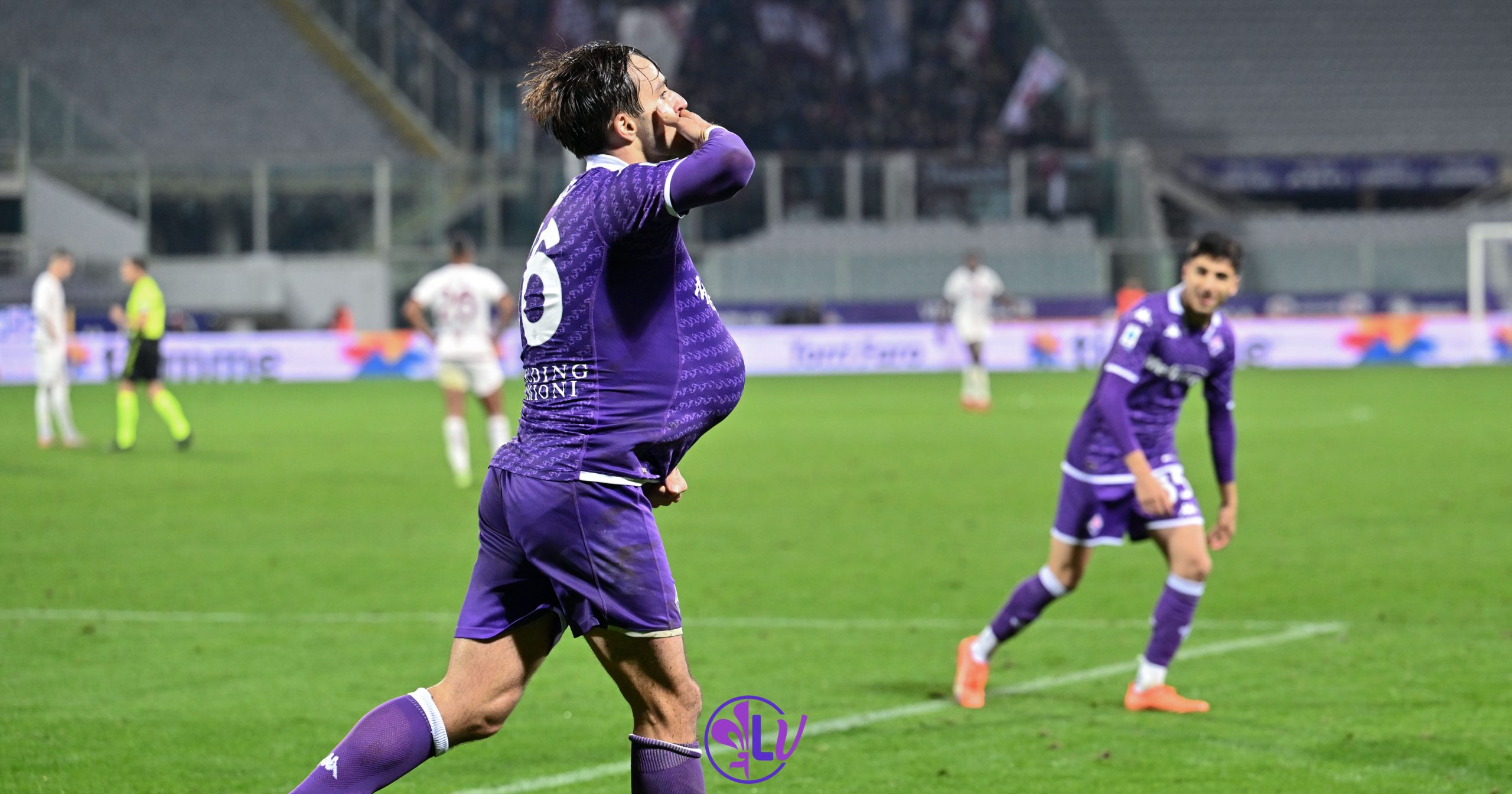 Firenze, Stadio Artemio Franchi, 29.12.2023, Fiorentina-Torino, foto Lisa Guglielmi. Copyright Labaroviola.com
