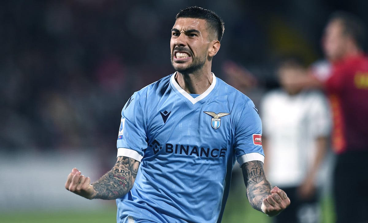 La Spezia 30/04/2022 - campionato di calcio serie A / Spezia-Lazio / foto Image Sportnella foto: esultanza Zaccagni autogol Ivan Provedel