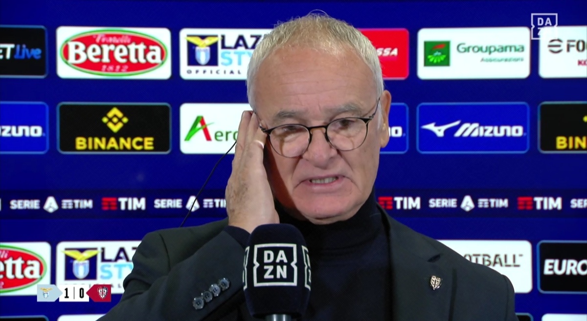 Ranieri non ci sta: "Non si può dare il rosso con il Var per un fallo del genere. Non so nemmeno se fosse fallo"