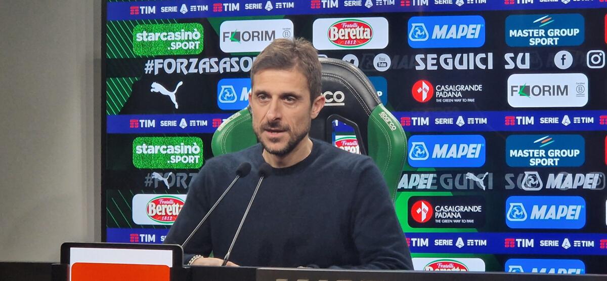 Dionisi: "I ragazzi sono calati dopo il gol annullato, avevano esultato. Berardi nervoso perchè la sente" - 