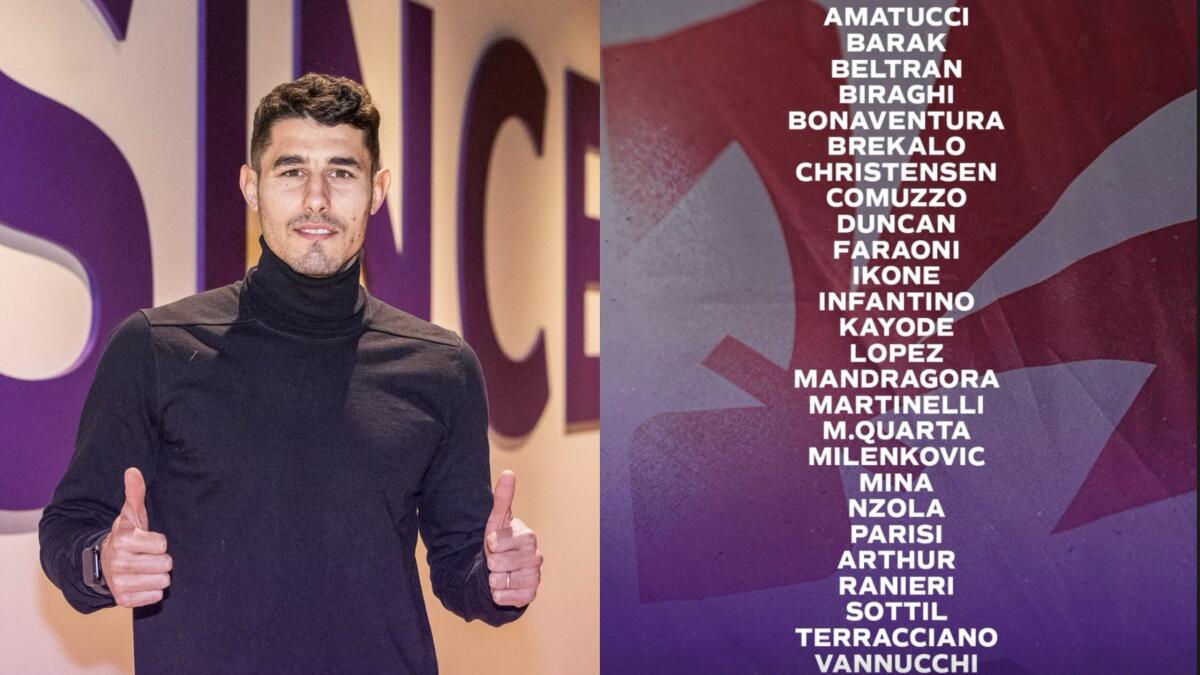 I convocati della Fiorentina per l'Udinese: prima chiamata per Faraoni. C'è anche Sottil - 