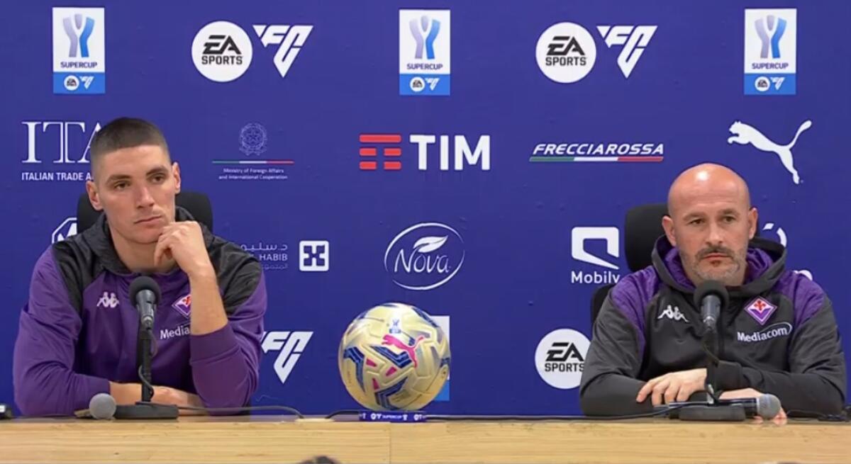 Italiano: "Nico è guarito ma si è allenato solo 20 minuti. Non ho voglia di parlare di mercato adesso" - 