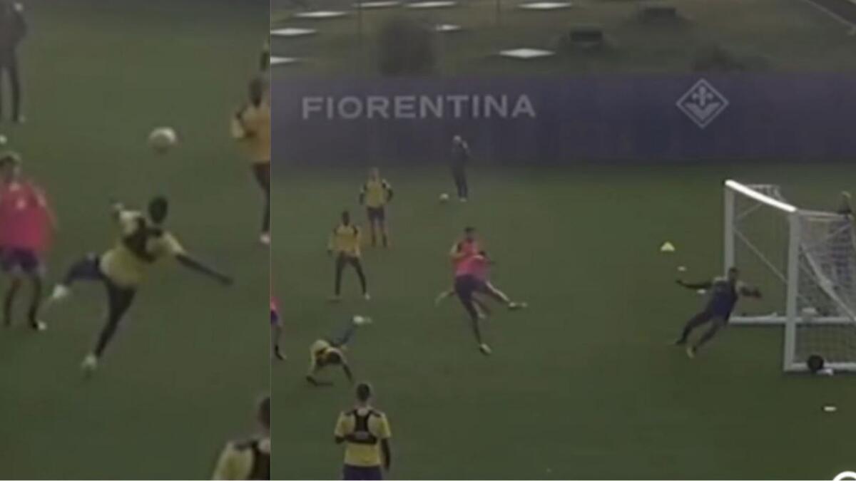 Gran gol di Ikonè in allenamento. Fiorentina pubblica video sui social: indizio sulla sua permanenza? - 