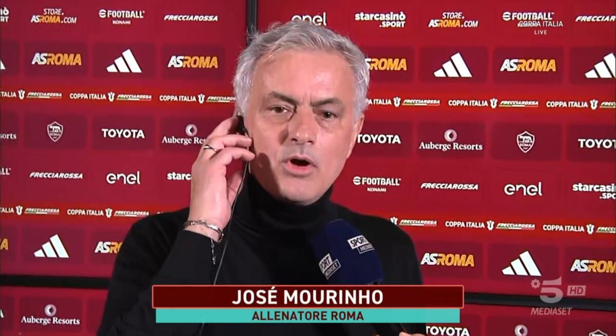 Mourinho attacca a Mediaset: "Massimo Mauro c'è? Ci vuole rispetto, ha mangiato dal nostro piatto" - 
