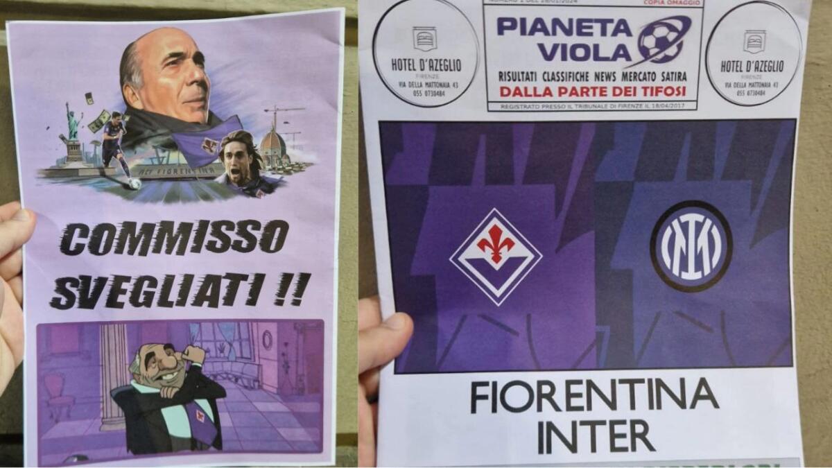 Fuori dal Franchi appare il volantino polemico della fanzine dei tifosi: "Commisso svegliati" - 