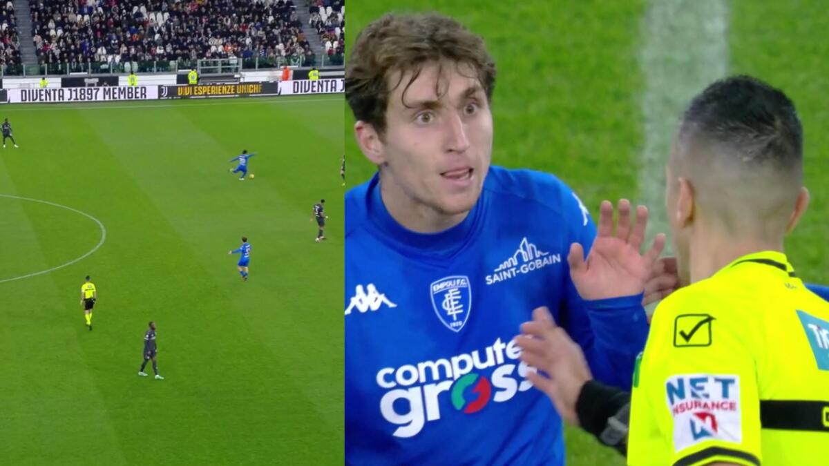 Inspiegabile favore alla Juventus, l'arbitro fischia la fine quando Cancellieri sta per calciare a porta vuota - 