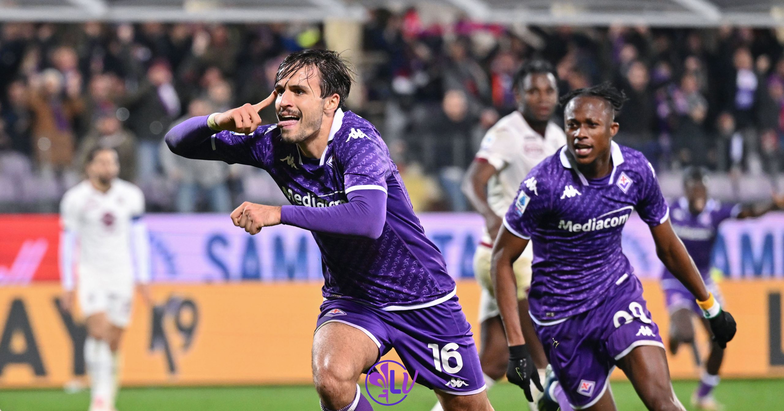 Firenze, Stadio Artemio Franchi, 29.12.2023, Fiorentina-Torino, foto Lisa Guglielmi. Copyright Labaroviola.com