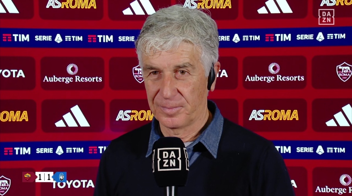 Gasperini: "Obiettivo dell'Atalanta è la Champions. Nessun rigore a favore? Non sappiamo tuffarci"