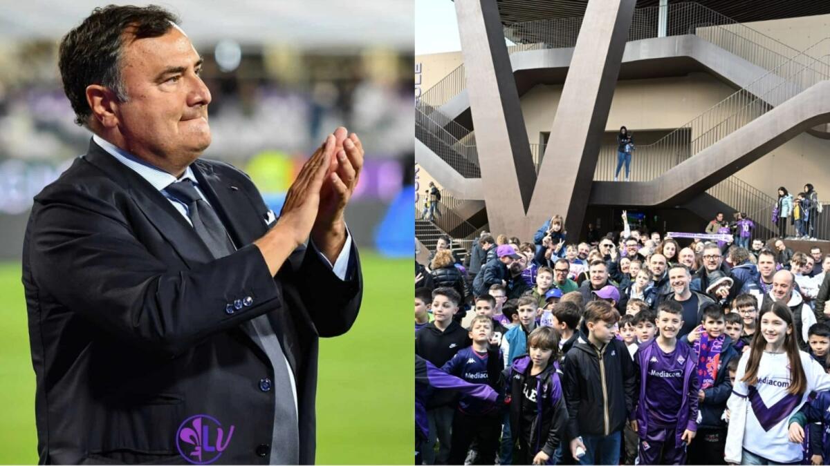 Barone accoglie 150 piccoli tifosi per il tour del Viola Park. Incontro anche con la Prima Squadra - 