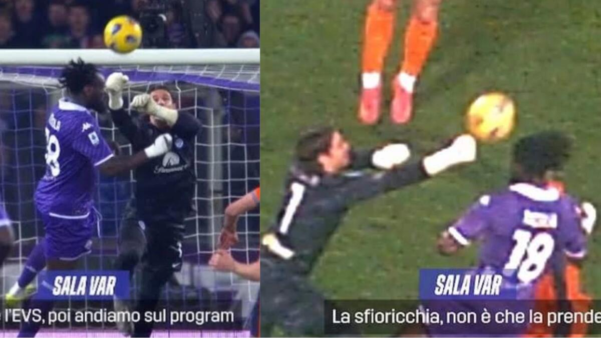 A Open Var il rigore di Fiorentina-Inter: "Non conta se Sommer prende la palla, dà pugno a Nzola" - 