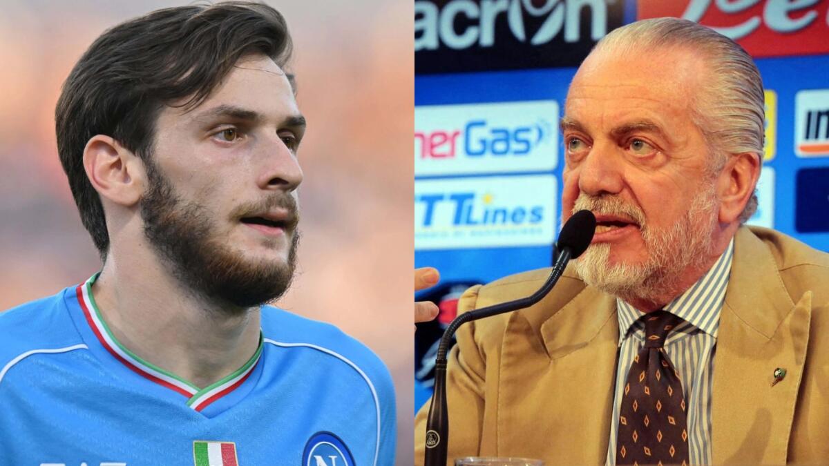 Grana in casa Napoli, Kvaratskhelia guadagna solo 1,3 milioni a stagione e vuole più soldi da De Laurentiis - 
