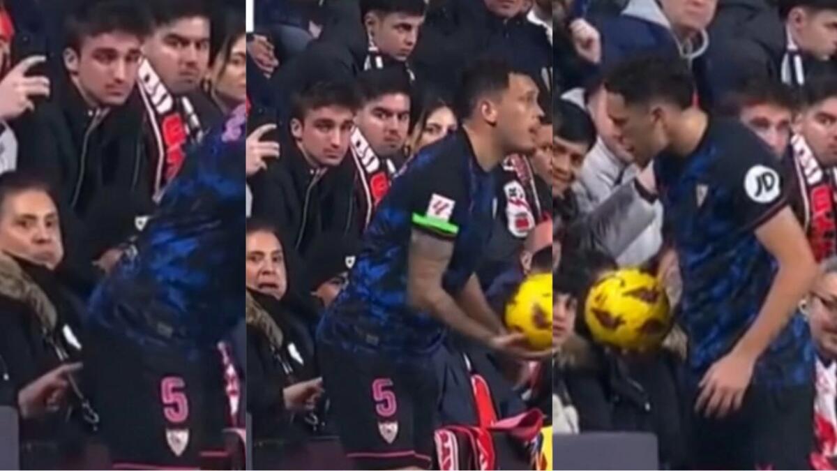 Brutto episodio in Liga. Ocampos molestato da un tifoso durante Rayo Vallecano-Siviglia. Caos in Spagna - 