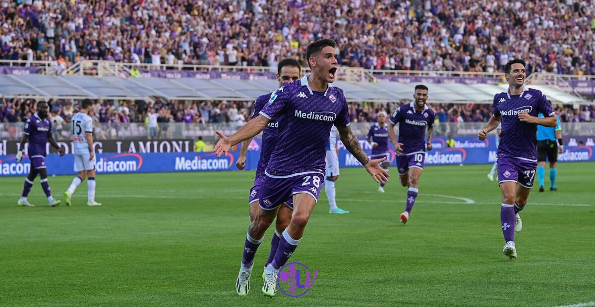 Martinez Quarta: "I miei gol? Merito di Italiano. Il mio sogno è vincere un trofeo con la Fiorentina" - Firenze, Stadio Artemio Franchi, 17.09.2023, Fiorentina-Atalanta, foto Lisa Guglielmi. Copyright Labaroviola.com