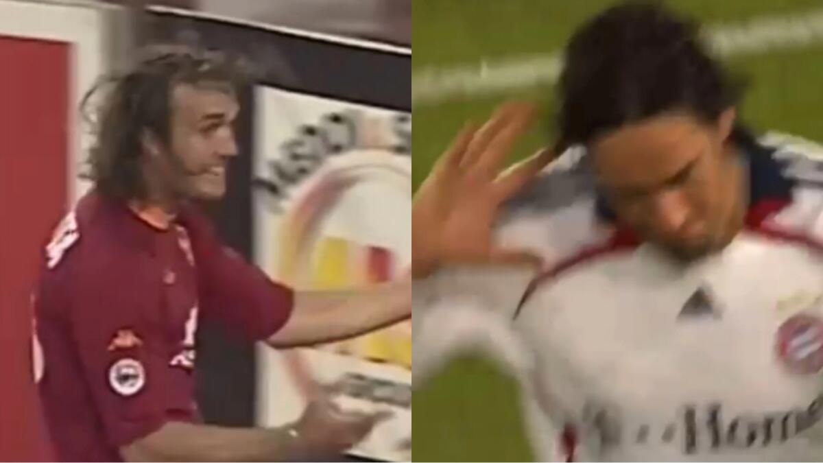 Il TG1 cancella la Fiorentina: la mitraglia di Batistuta e l'esultanza di Toni appartengono a Roma e Bayern - 