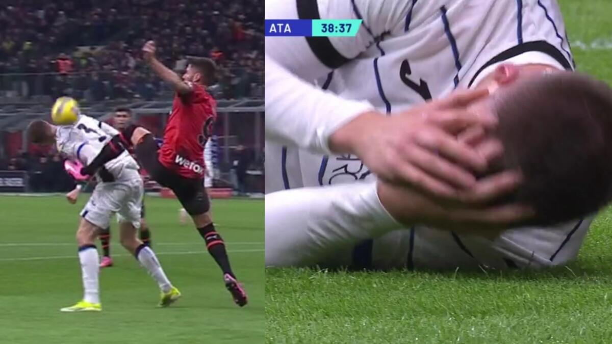 Imbarazzante a San Siro, Holm simula ma l'Atalanta ha il rigore. Tocco di Giroud leggero e sull'anca - 