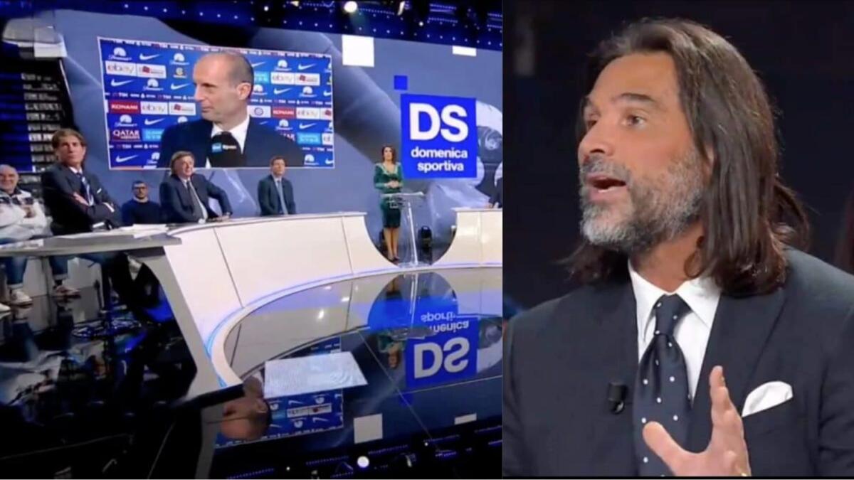 Adani demolisce Allegri ma lui ascolta in diretta e la sua faccia è un programma: sbuffa e cambia espressione - 