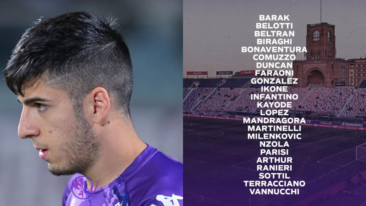 I convocati della Fiorentina per il Bologna: Quarta squalificato, rientra Parisi. Ancora assente Dodo - 