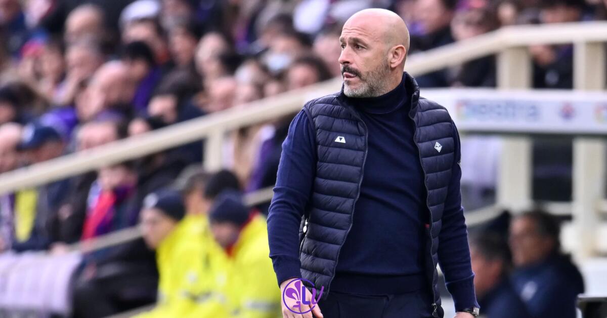Italiano potrebbe decidere di cambiare modulo: idea 4-2-3-1 oppure 3-4-1-2 lineare e compatto  - Firenze, Stadio Artemio Franchi, 11.02.2024, Fiorentina-Frosinone, foto Lisa Guglielmi. Copyright Labaroviola.com