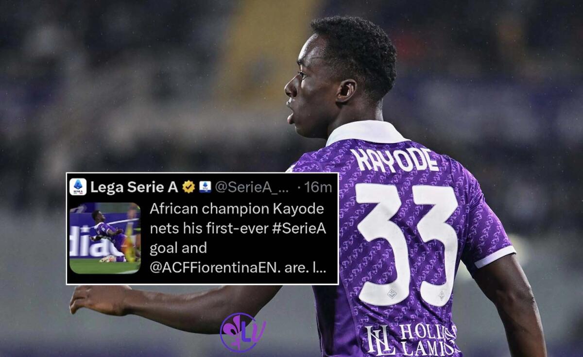 Clamoroso errore della Lega Serie A su Kayode, scrive: "Il primo gol del campione africano in Serie A" - 