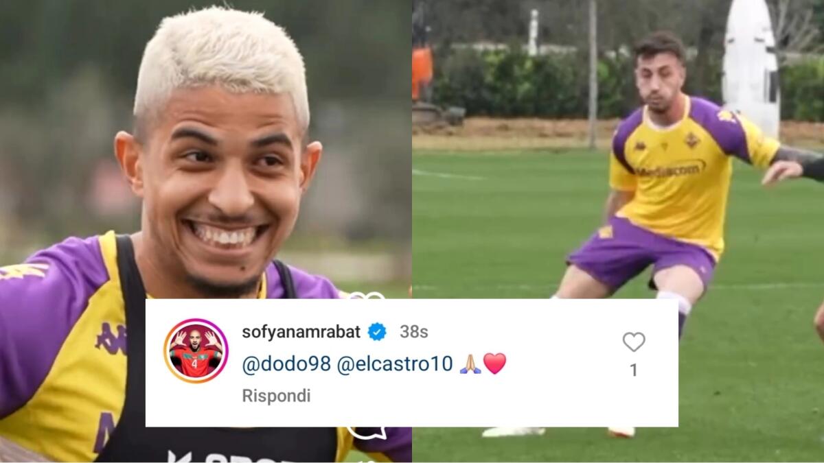 Castrovilli e Dodò si allenano con la primavera, sui social della Fiorentina rispunta Amrabat che commenta - 
