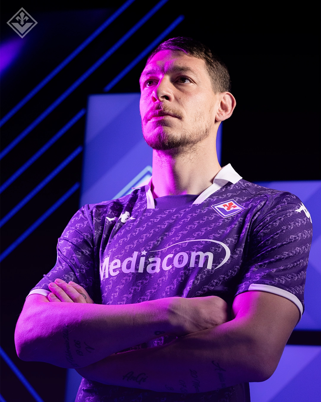 Andrea Belotti è ufficialmente un giocatore della Fiorentina: i primi scatti al Viola Park [FOTO]