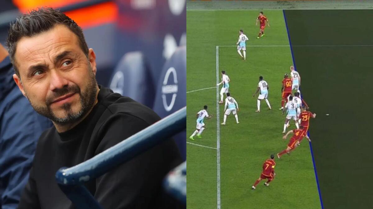 Roma-Brighton si potrebbe rigiocare? Il goal di Mancini era in fuorigioco e arriva il ricorso del Brighton - 