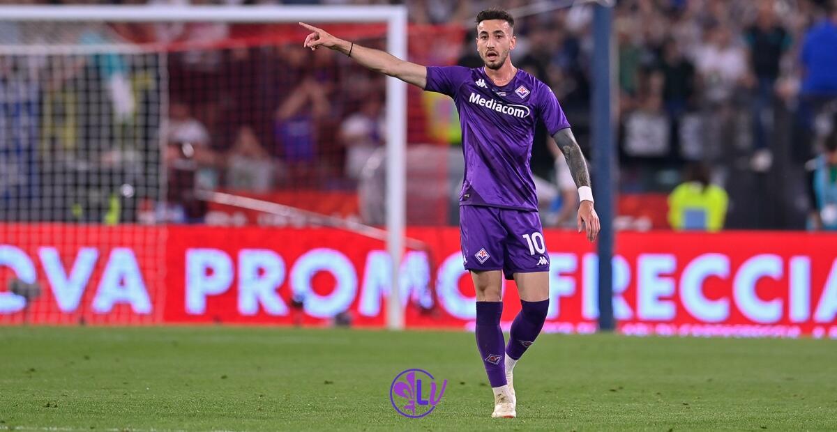 Castrovilli verso il recupero, il centrocampista scenderà in campo in Milan-Fiorentina Primavera alle 16 - Roma, Stadio Olimpico, 24.05.2023, Fiorentina-Inter, foto Lisa Guglielmi. Copyright Labaroviola.com