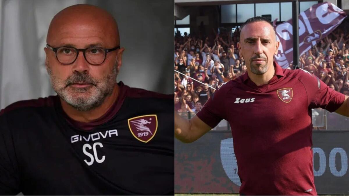 Esonerato Liverani, la panchina della Salernitana va a Colantuono. L'ex Fiorentina Ribery sarà il suo vice - 