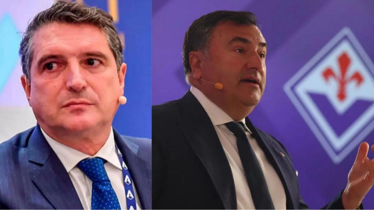 Delegazione della Lega Serie A presente al San Raffaele per Barone. Arrivati De Siervo e Butti - 