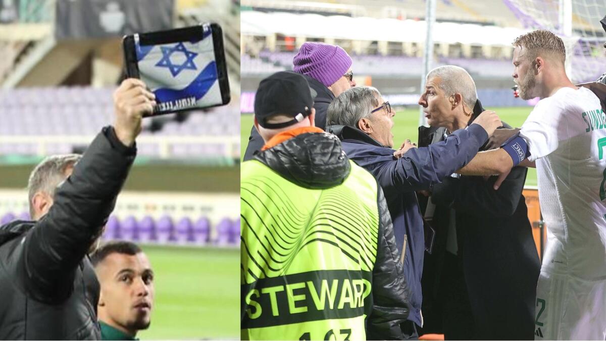 I giocatori del Maccabi: "Siete terroristi e assassini" la risposta: "Terrorista sarai te". Da qui la rissa - 