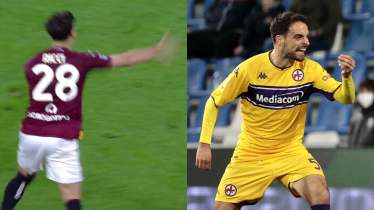 Ricci come Bonaventura. Anche alla Fiorentina fu dato un rosso per lo stesso motivo contro il Sassuolo - 