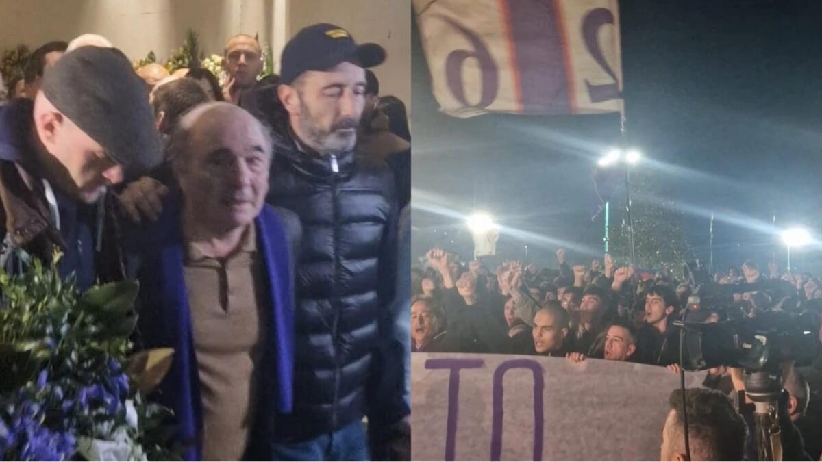 Tifosi al Viola Park per Barone: "Da fiorentino te ne sei andato, questo popolo te ne sarà sempre grato" - 