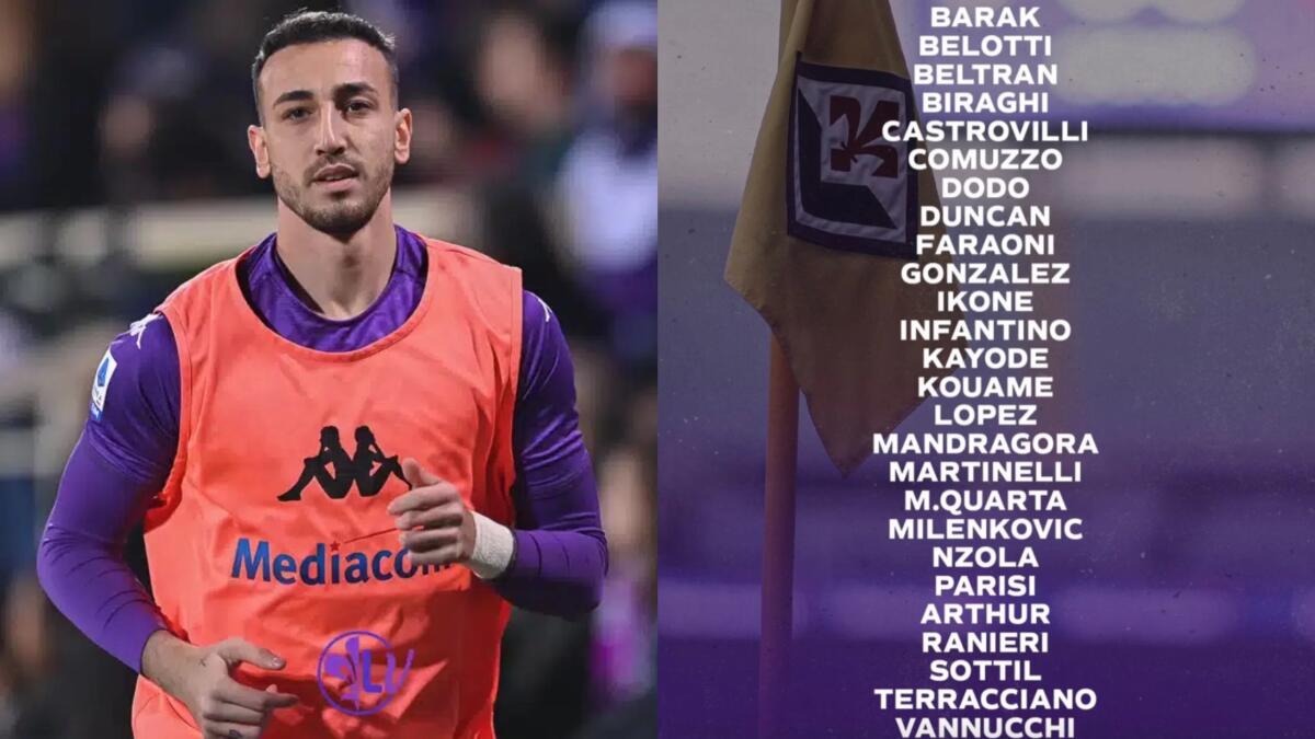 I convocati della Fiorentina per il Milan: ci sono Kouamé e Castrovilli. Ancora out Christensen - 